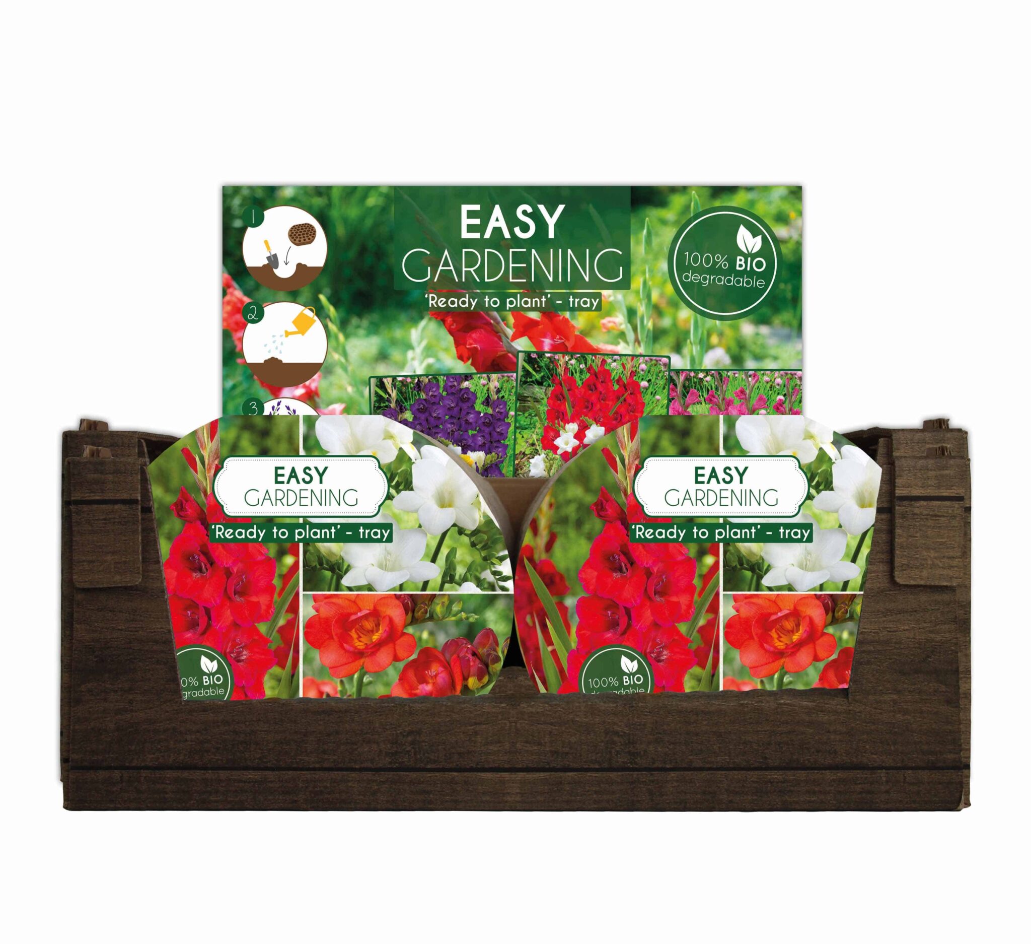 Easy Gardening Red/White - header