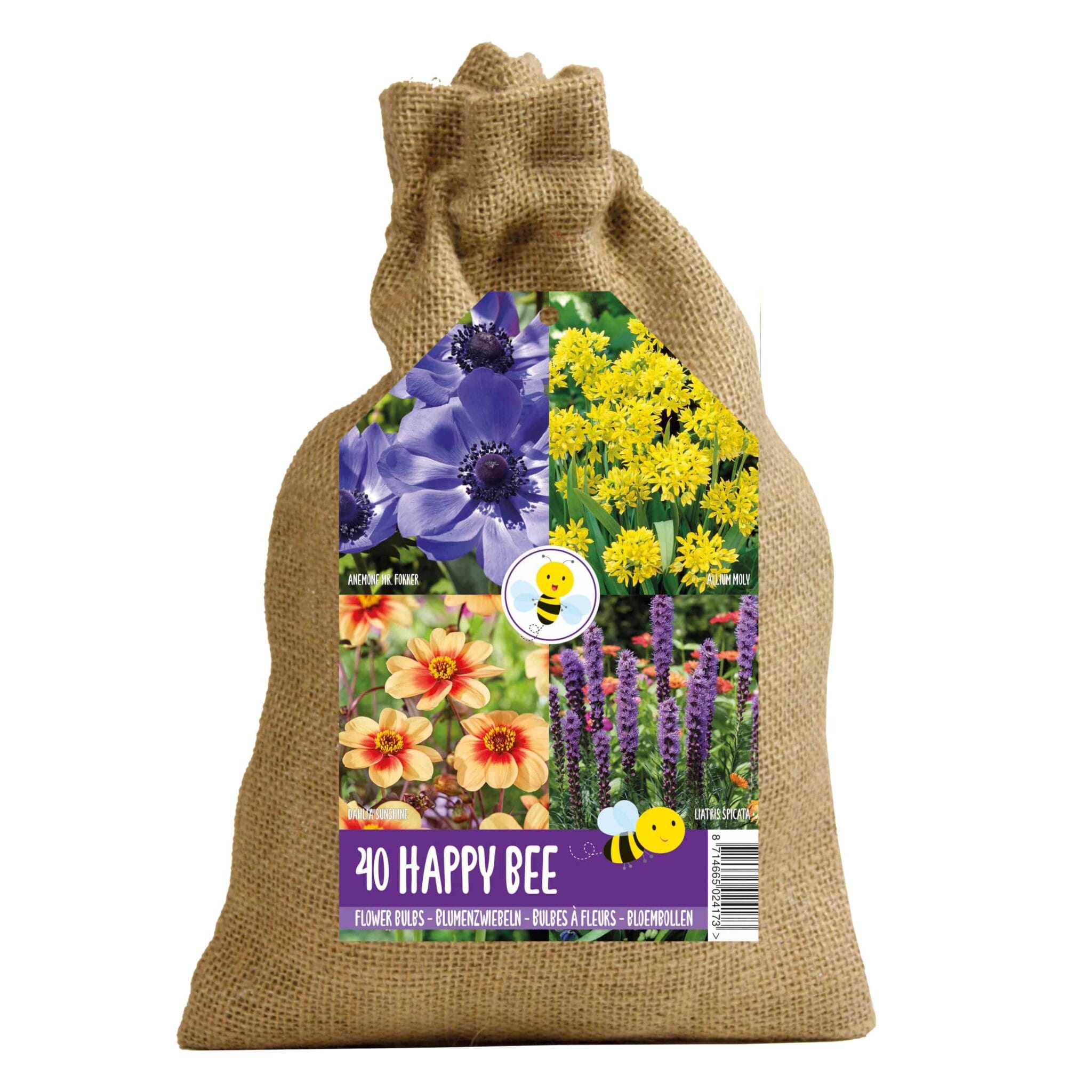 Happy Bee in jute