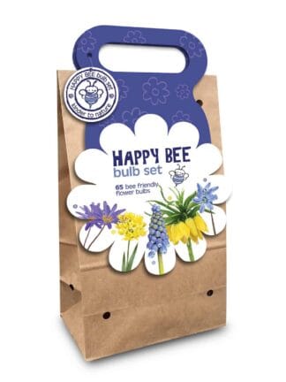 Happy Bee&Butterfly carrier bag Blue