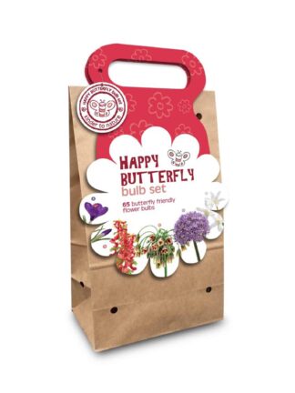 Happy Bee&Butterfly carrier bag Red