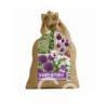 Happy Bee & Butterfly Jute Purple