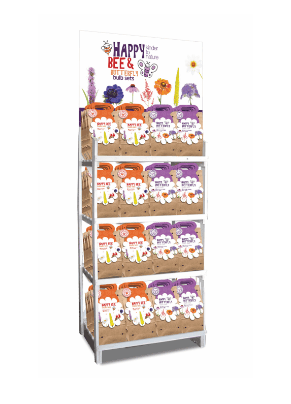 Happy bee & butterfly boxes - boxes in displayboxes