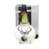 PO/02 Reindeer in PET gift box / red flower
