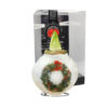 PO-03 X-Mas Wreath in PET gift box / red flower