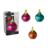 ME-01 mixed colours in PET gift box / red flower