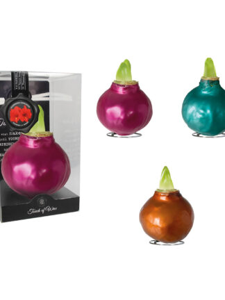 ME-01 mixed colours in PET gift box / red flower